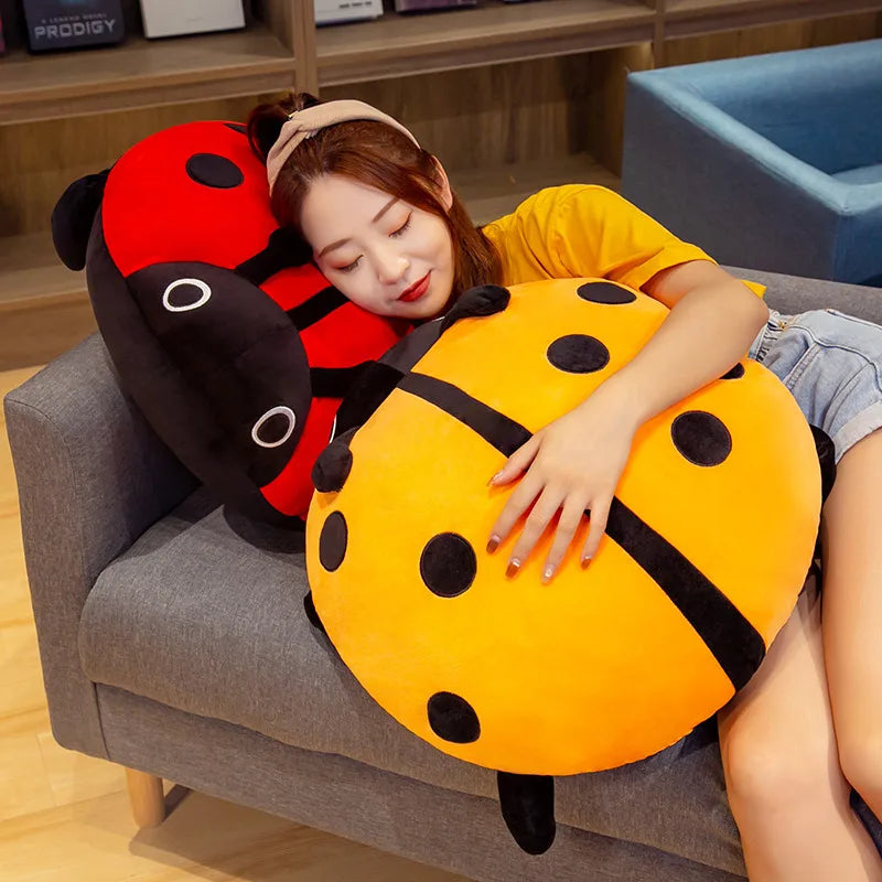 Dotty the Chonky Ladybug Plush Pillow