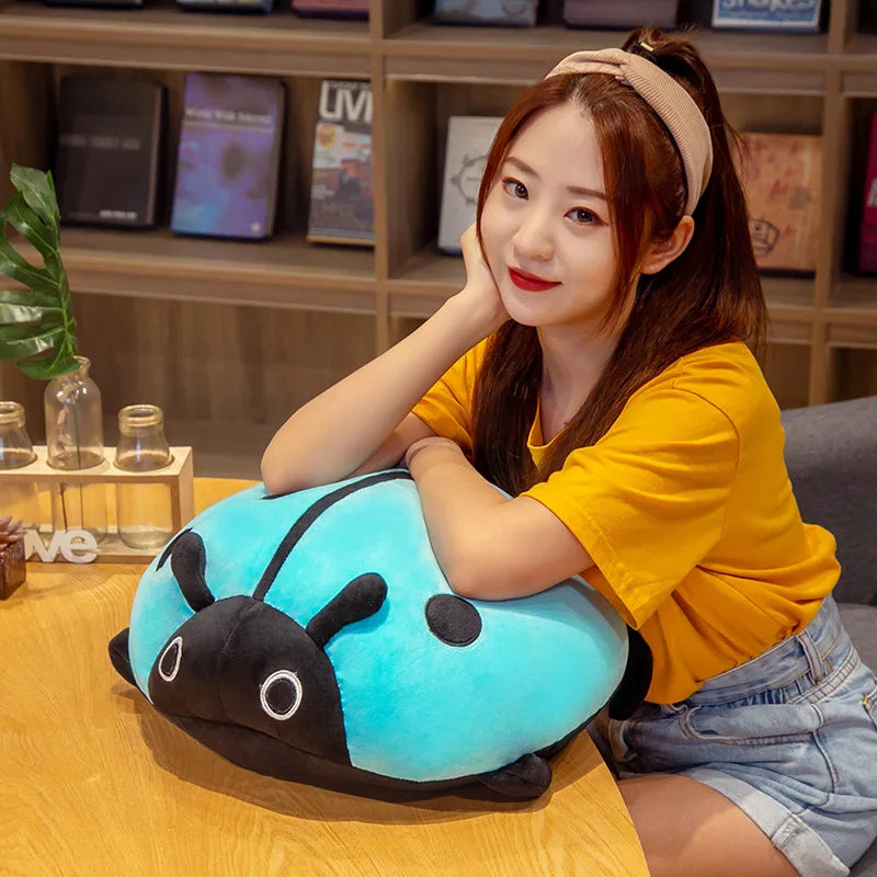 Dotty the Chonky Ladybug Plush Pillow