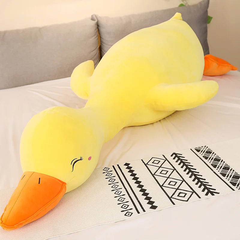 Ducky the Giant Sleepy Kawaii Duck Snuggle Plushie