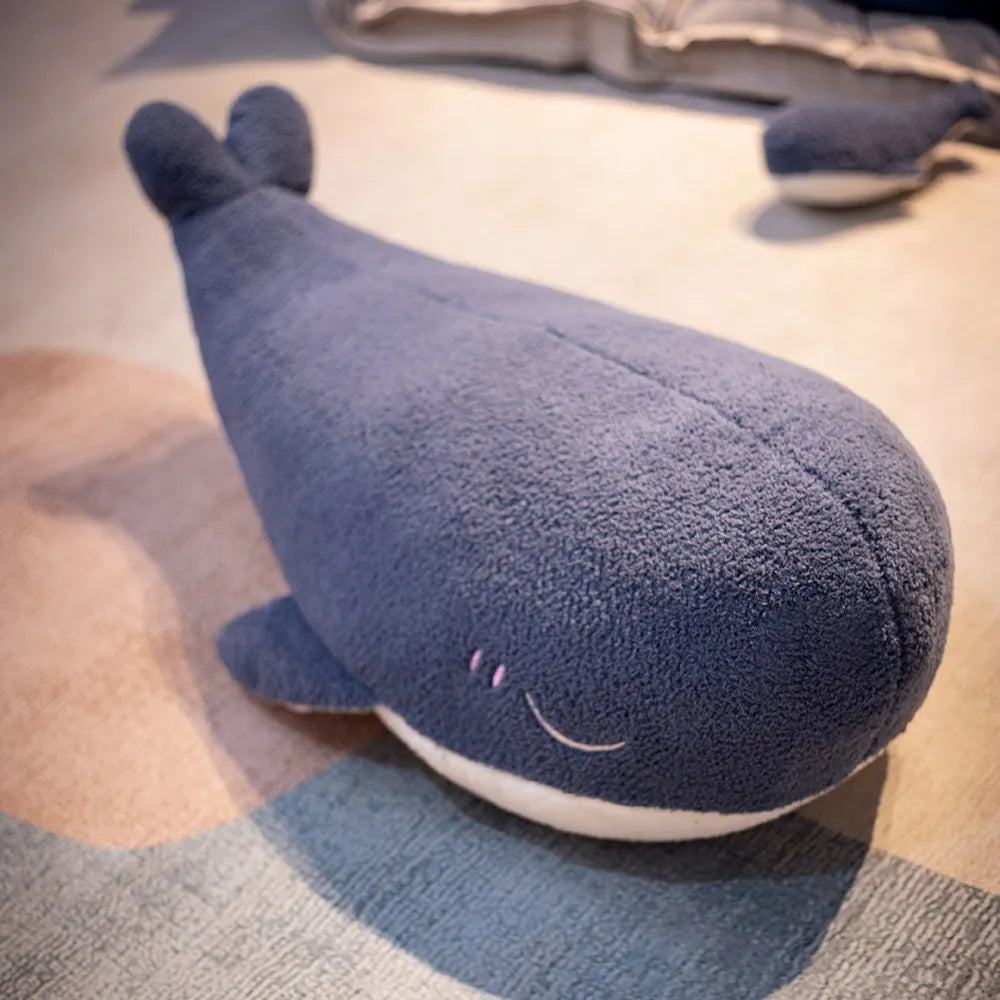 Moby the Super Soft Giant Blue Whale Snuggle Plush