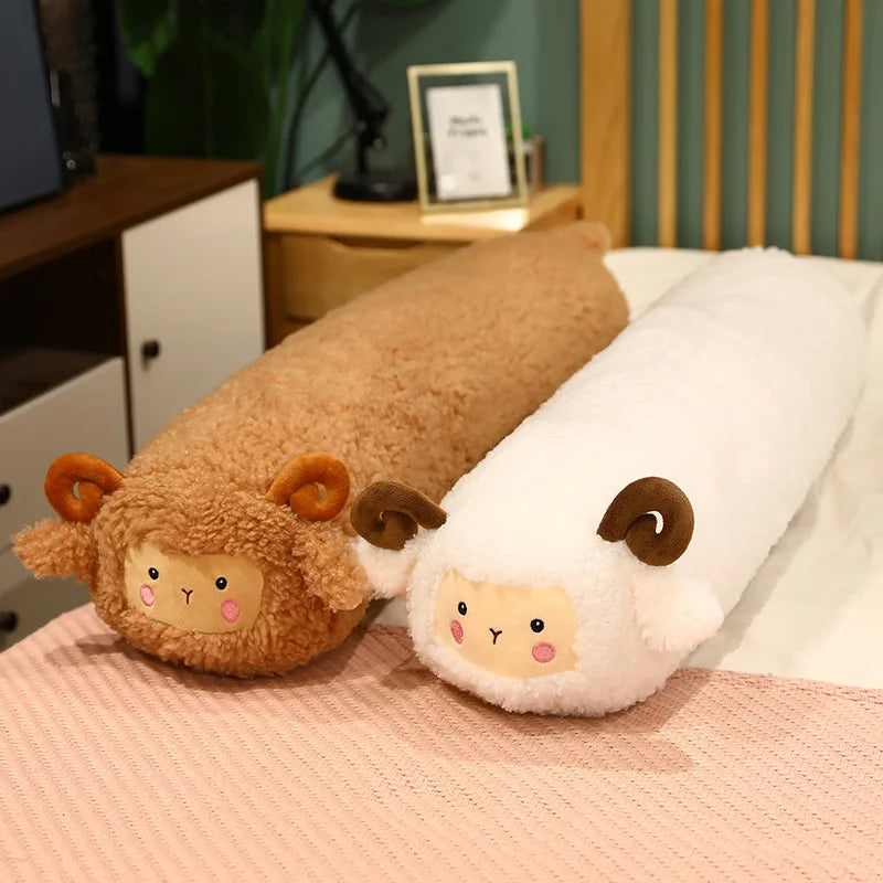 Woolly the Kawaii Soft Cartoon Lamb Sheep Plush Pillow