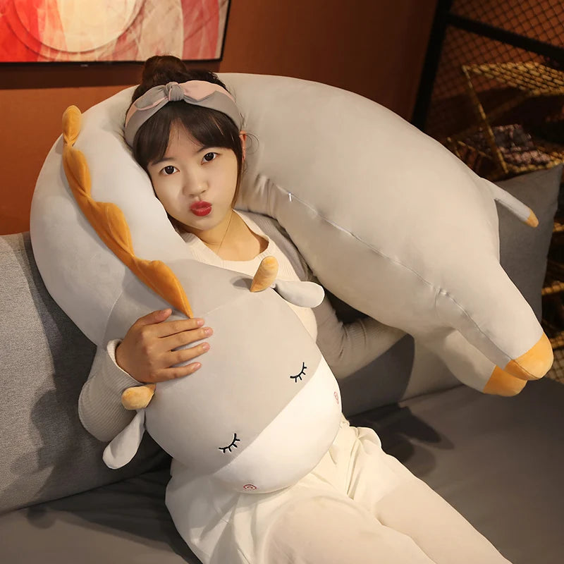 Long Snuggly Sleeping Lamb Plushie