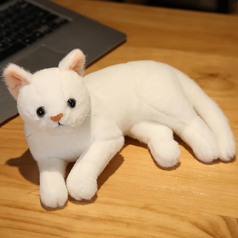 Tricolor the Lifelike Kawaii Simulation Cat Snuggle Plushie