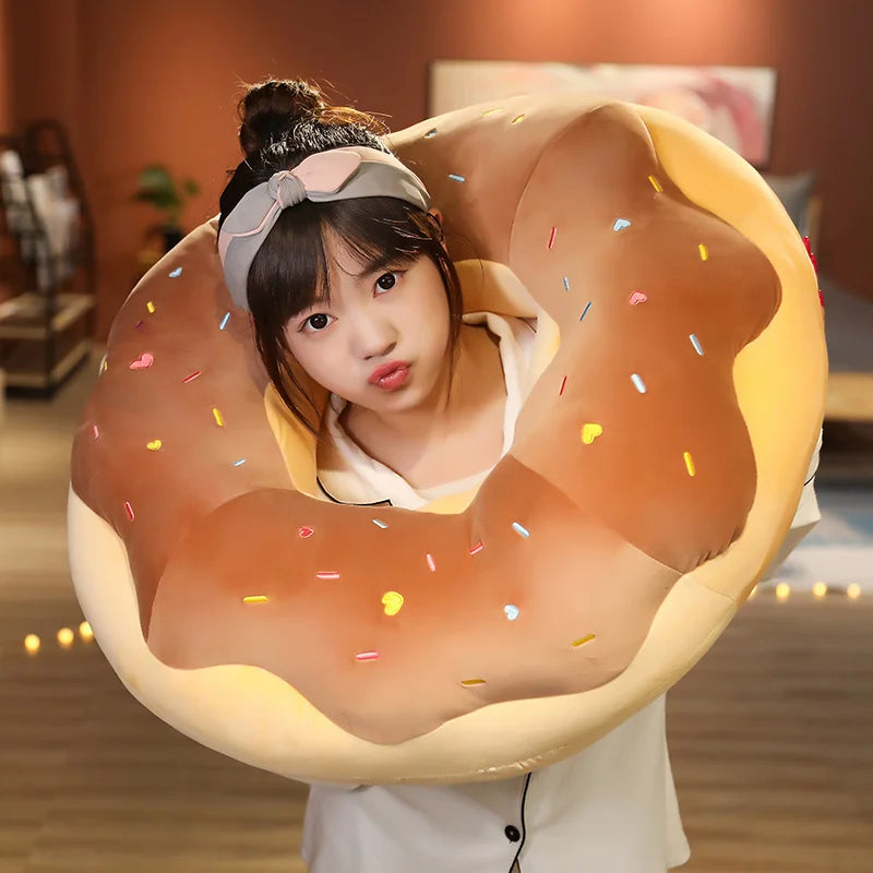 Cocoa the Squishy Chocolate Donut Cushion Plush