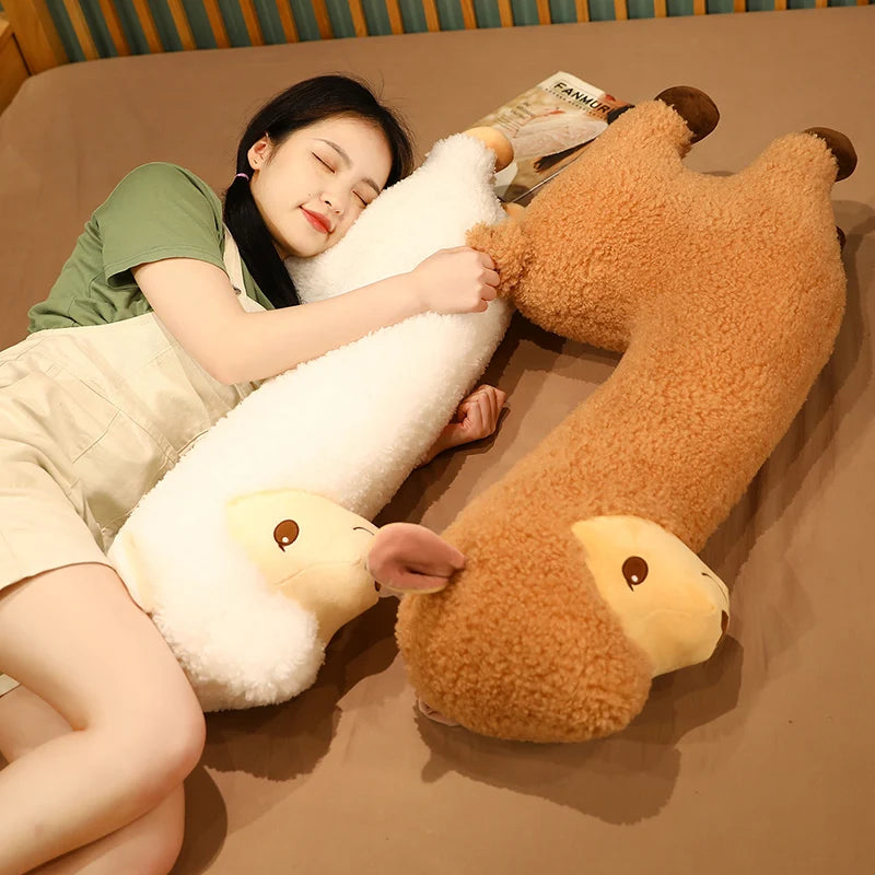 Fluffy the Dreamy Japanese Alpaca Snuggle Pillow