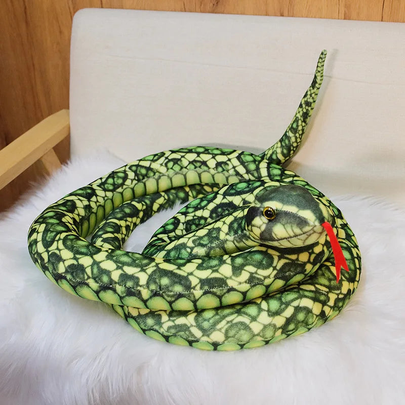 Noodles the Giant Long Kawaii Snake Snuggle Plushie