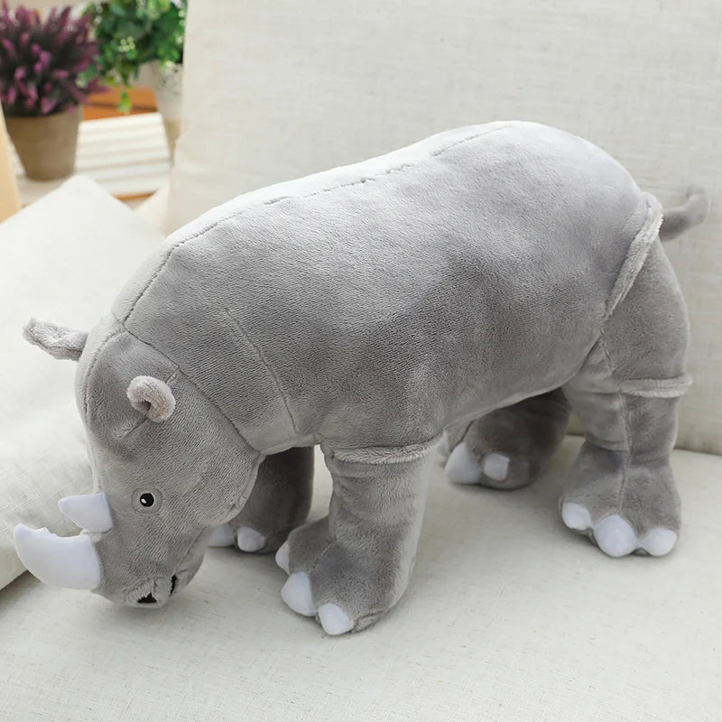 Rhino the Chubby Kawaii Sleeping Rhinoceros Snuggle Plushie