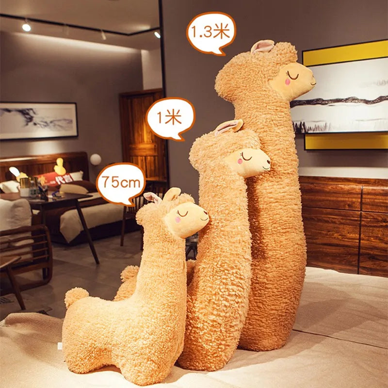 Fluffy the Giant Japanese Alpaca Llama Snuggle Plush