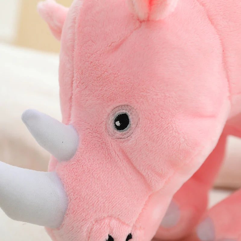 Rhino the Chubby Kawaii Sleeping Rhinoceros Snuggle Plushie