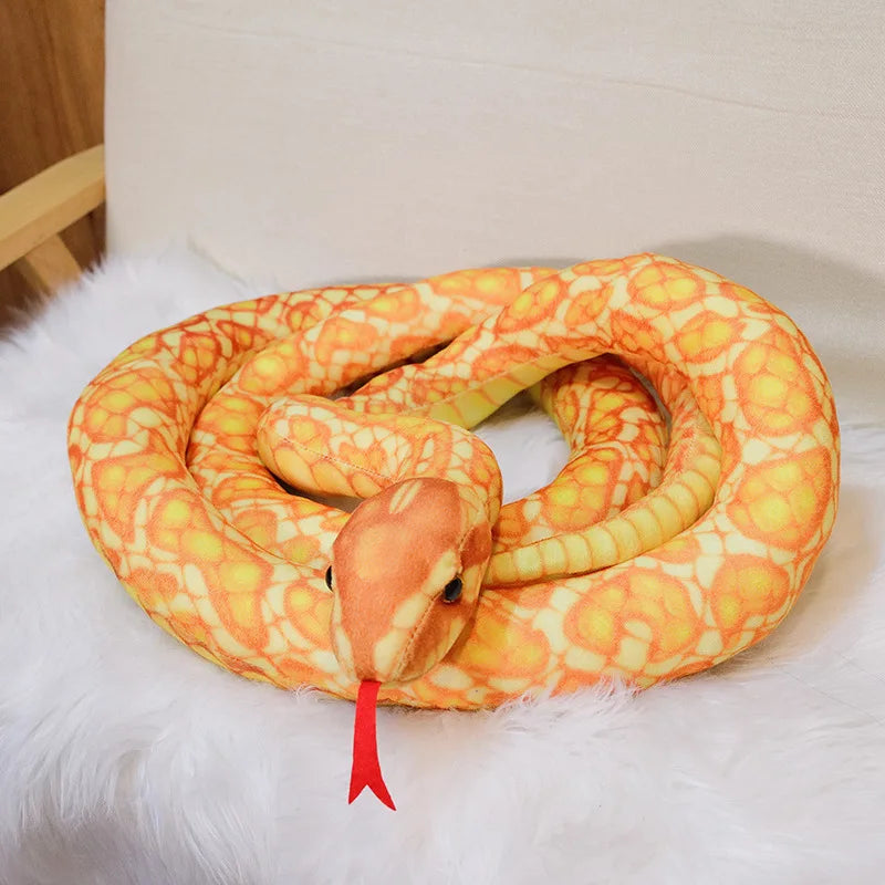 Noodles the Giant Long Kawaii Snake Snuggle Plushie