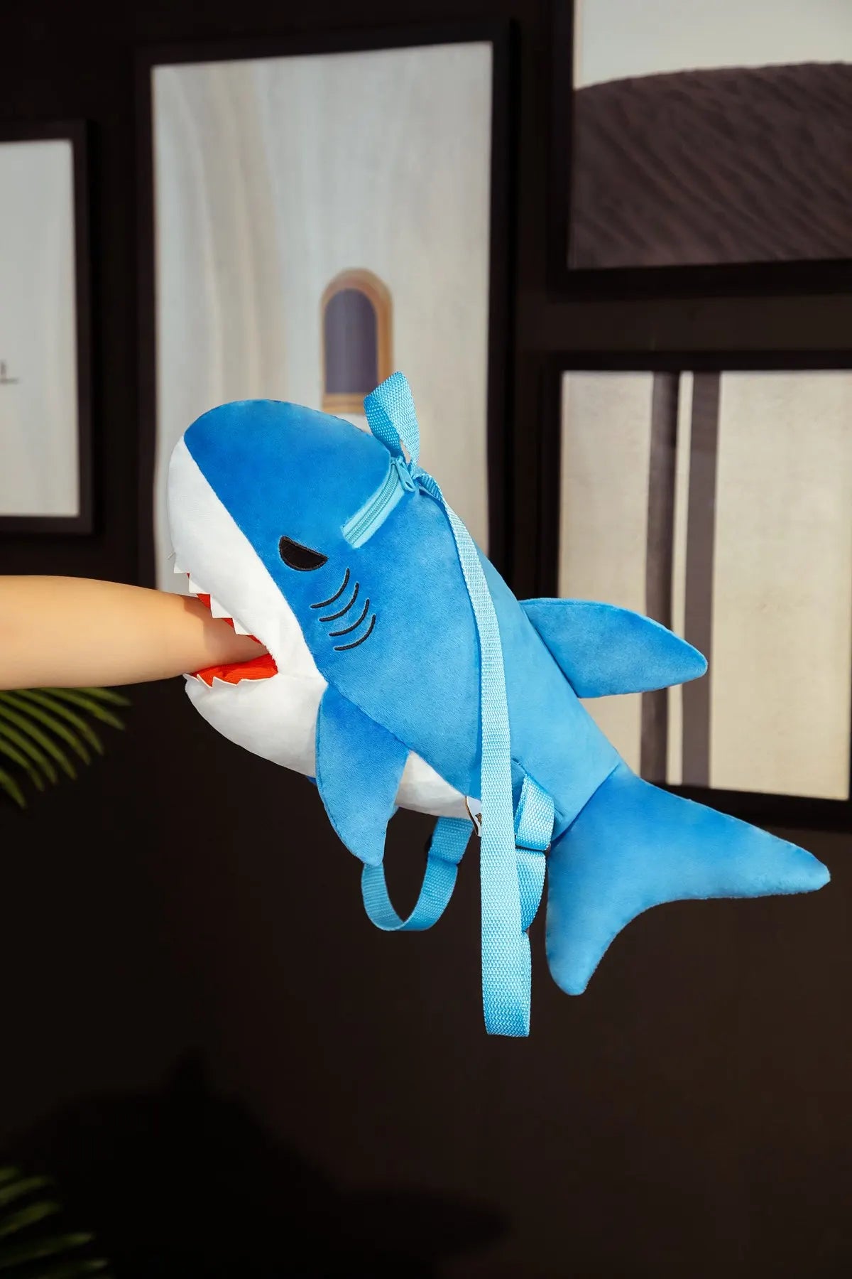 Chompy the Kawaii Shark Backpack Schoolbag Plush