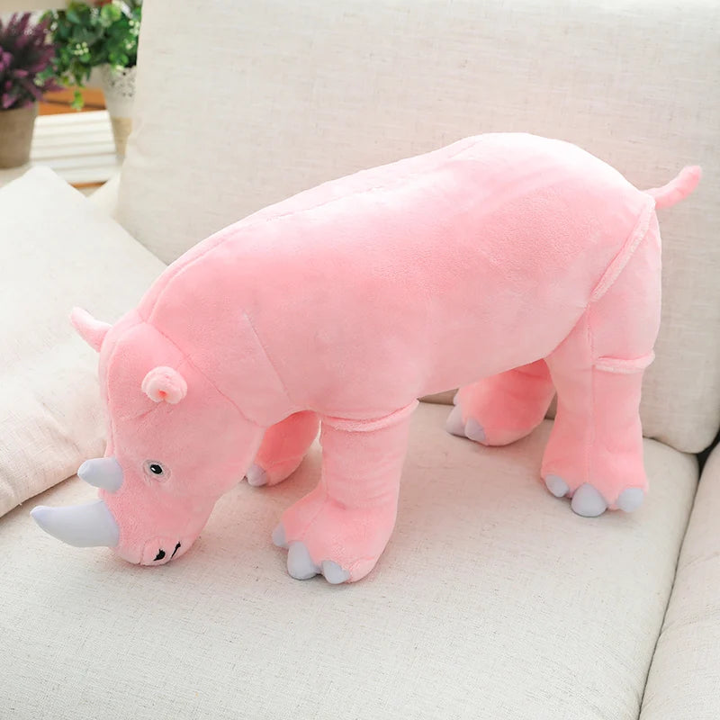 Rhino the Chubby Kawaii Sleeping Rhinoceros Snuggle Plushie