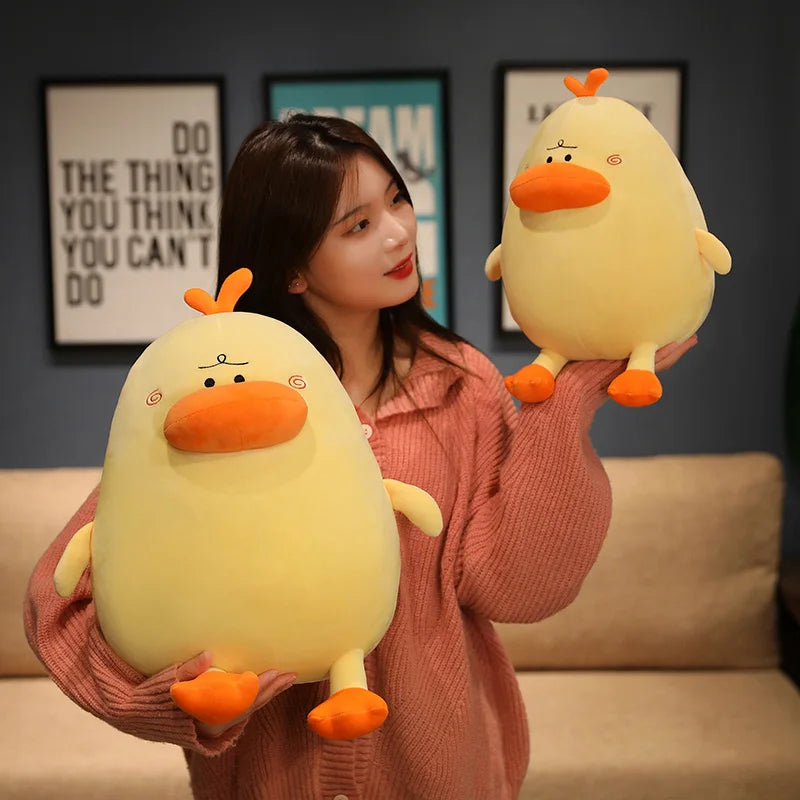 Ducky the Chubby Lips Duck Plush Pillow