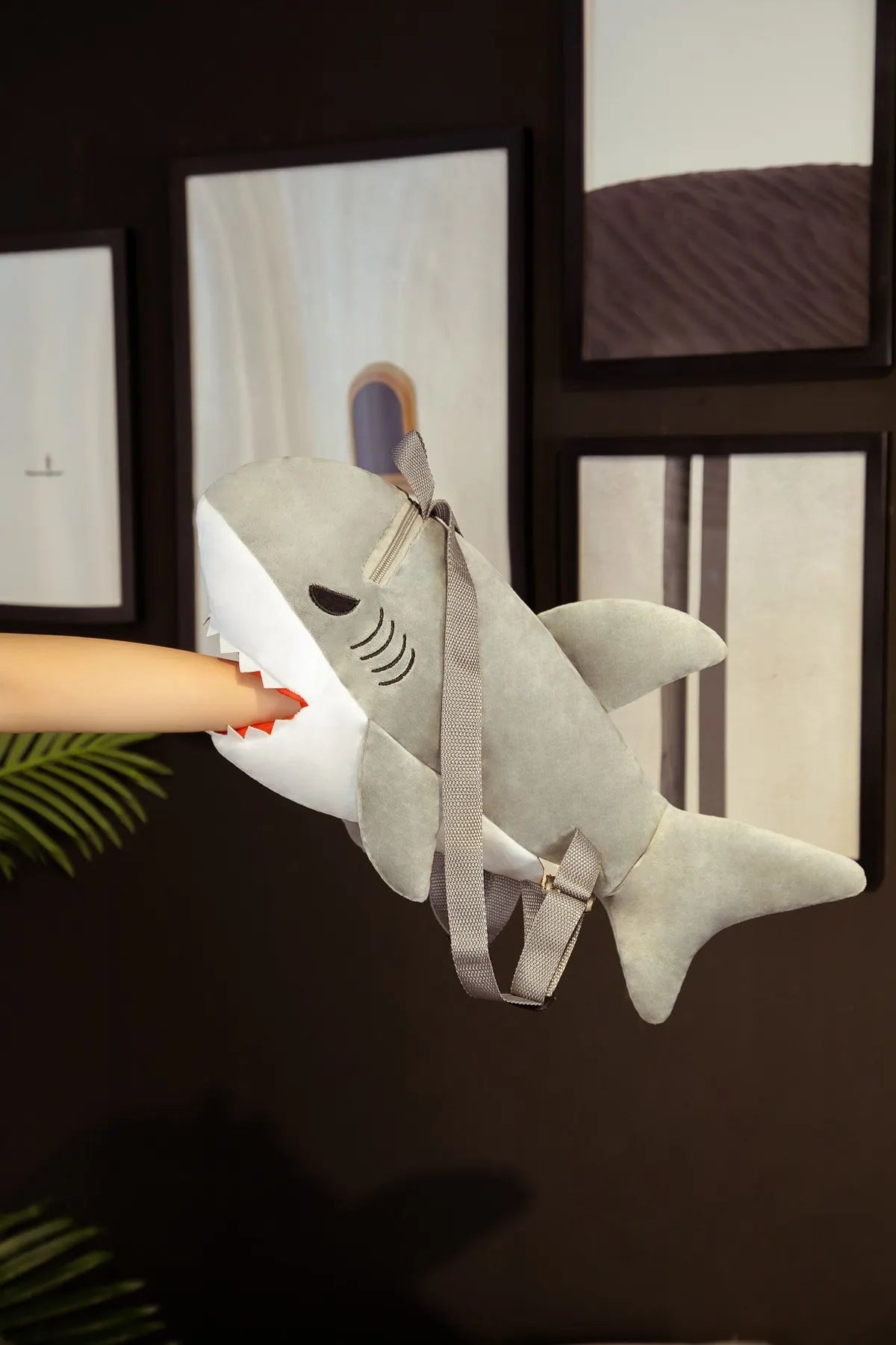 Chompy the Kawaii Shark Backpack Schoolbag Plush