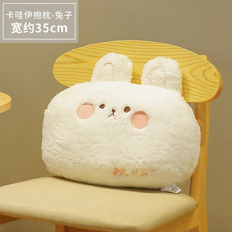 Cozy Kawaii Bear Rabbit Frog Pig Sofa Cushion Plush