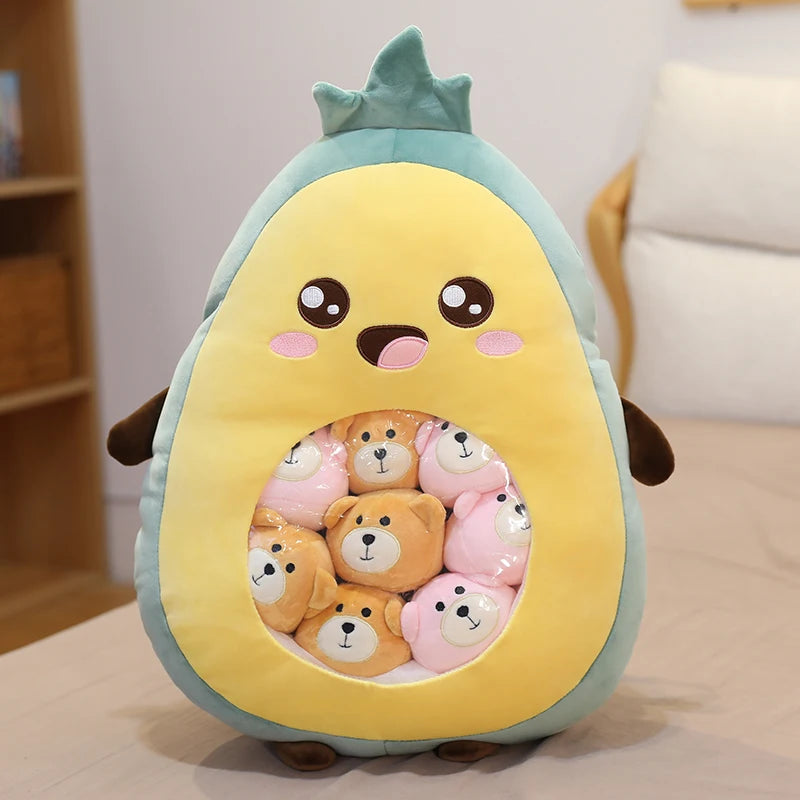 Kawaii Fruity Snack Snuggle Plushie Pillow Collection