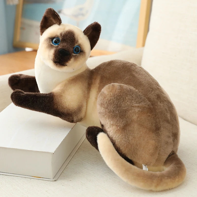 Suki the Kawaii Cuddly Siamese Kitten Snuggle Plushie