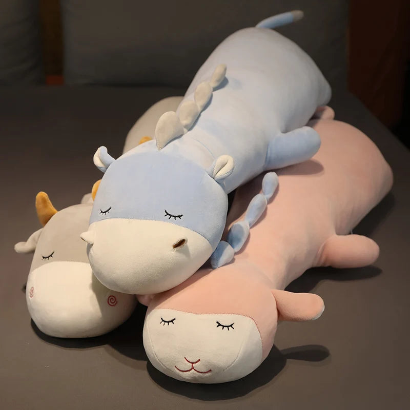 Long Snuggly Sleeping Lamb Plushie
