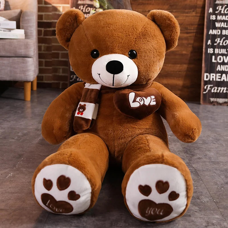 Cozy Bear with Scarf Snuggle Plush