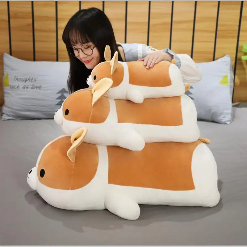 Shiba the Chonky Giant Kawaii Dog Snuggle Pillow