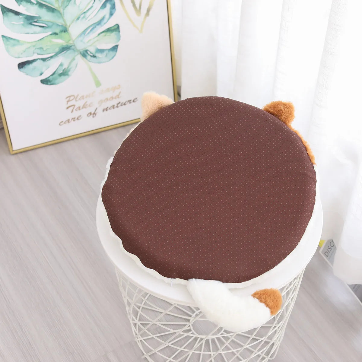 Mochi the Memory Foam Cat Seat Chair Plush Cushion