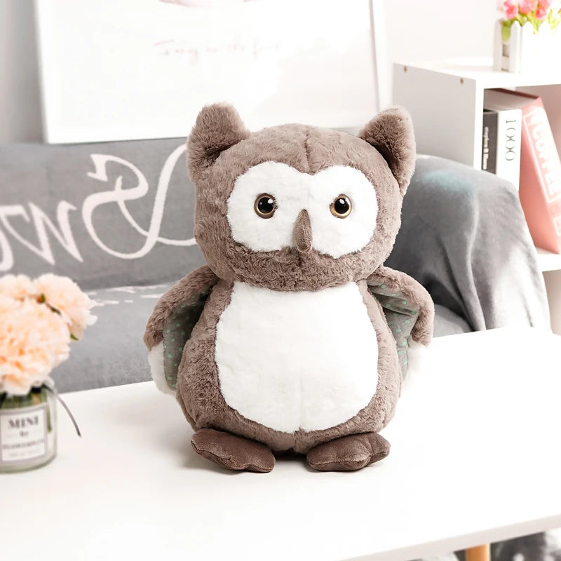 Hootie the Soft Cartoon Owl Stuffed Plush Plushie