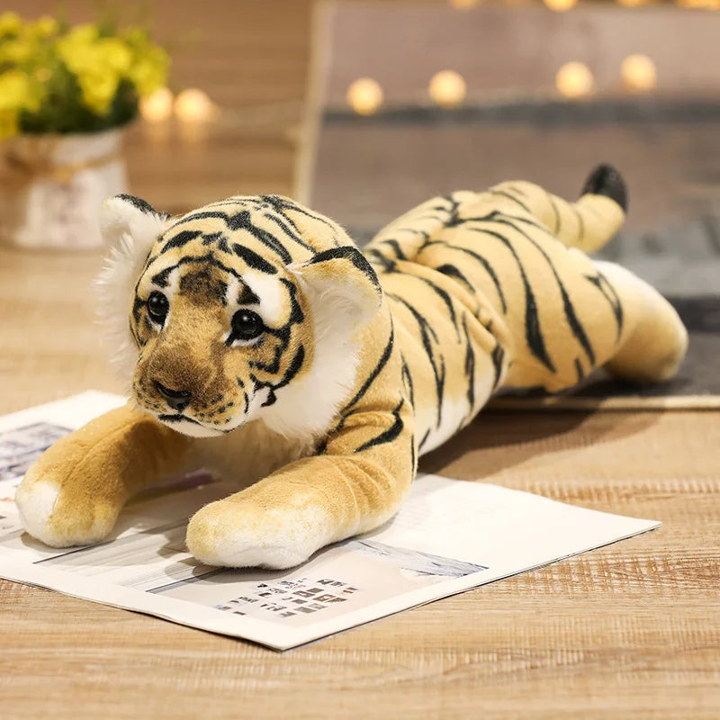 Lifelike Leopard Lion Tiger Wild Animal Plush Plushie