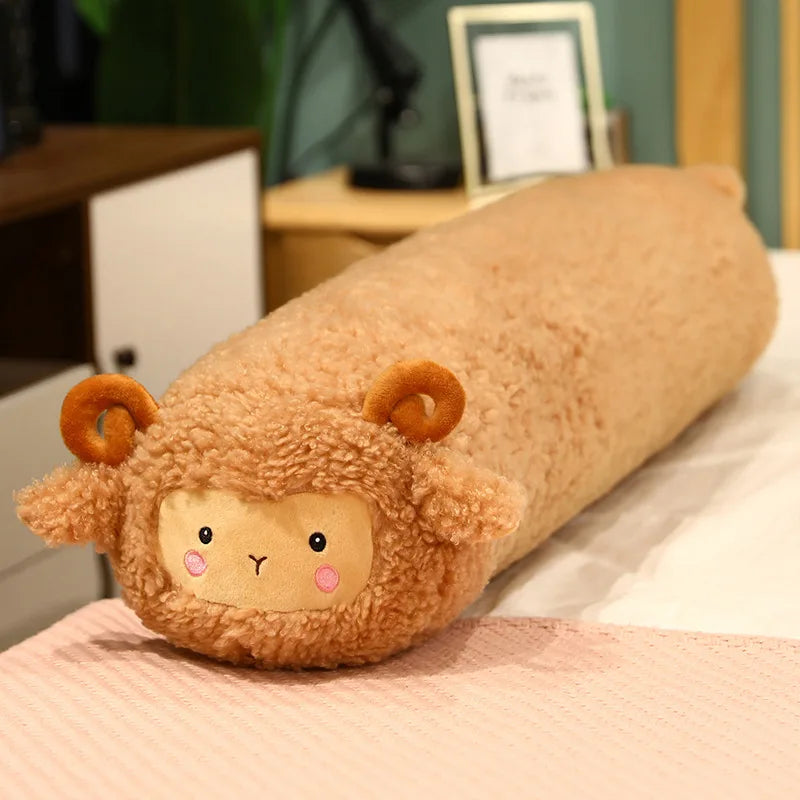 Woolly the Kawaii Soft Cartoon Lamb Sheep Plush Pillow