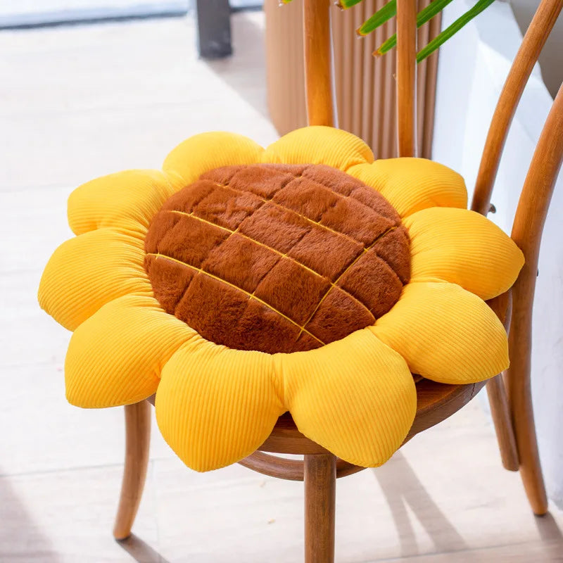 Sunny the Kawaii Stuffed Sunflower Seat Plush Cushion