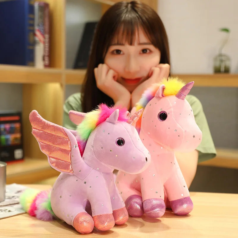 Sparkle the Dreamy Angel Unicorn Plush