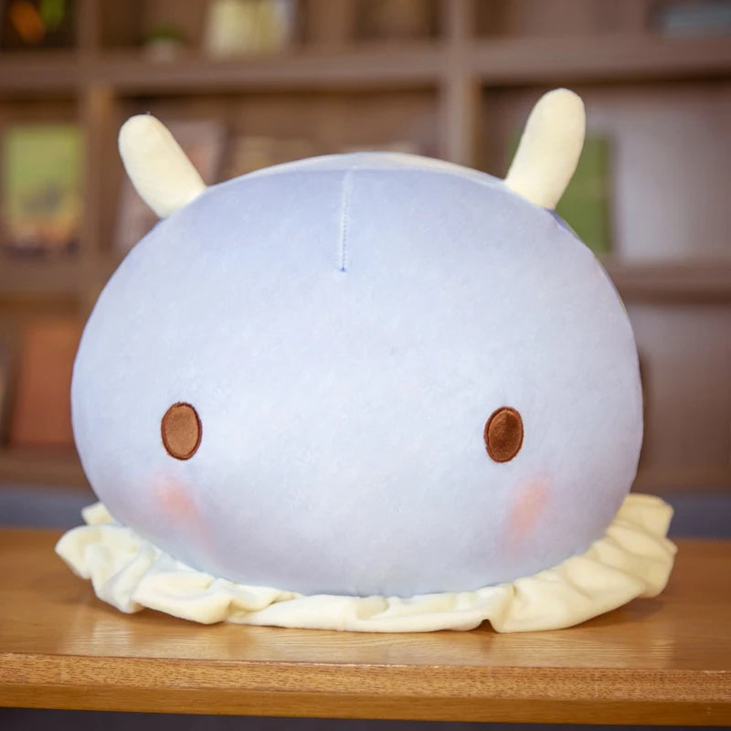 Moo the Kawaii Colorful Cowfish Manatee Round Plushie