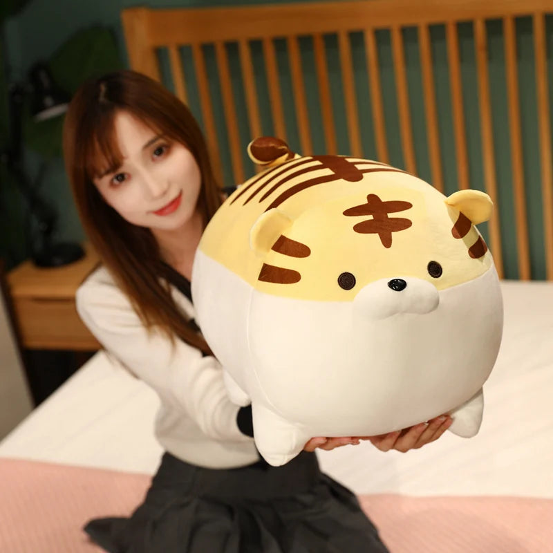 Pudgy Fat Tiger Down Cotton Plush