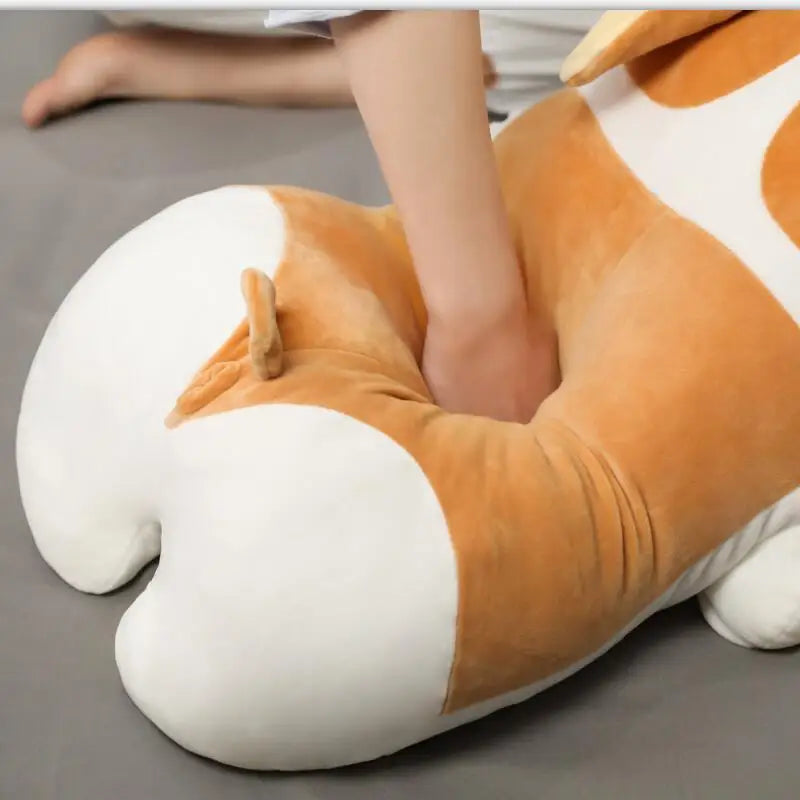 Shiba the Chonky Giant Kawaii Dog Snuggle Pillow