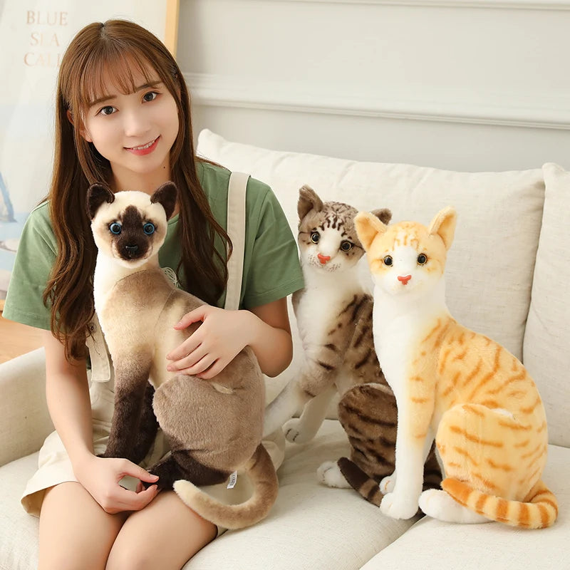Suki the Kawaii Cuddly Siamese Kitten Snuggle Plushie