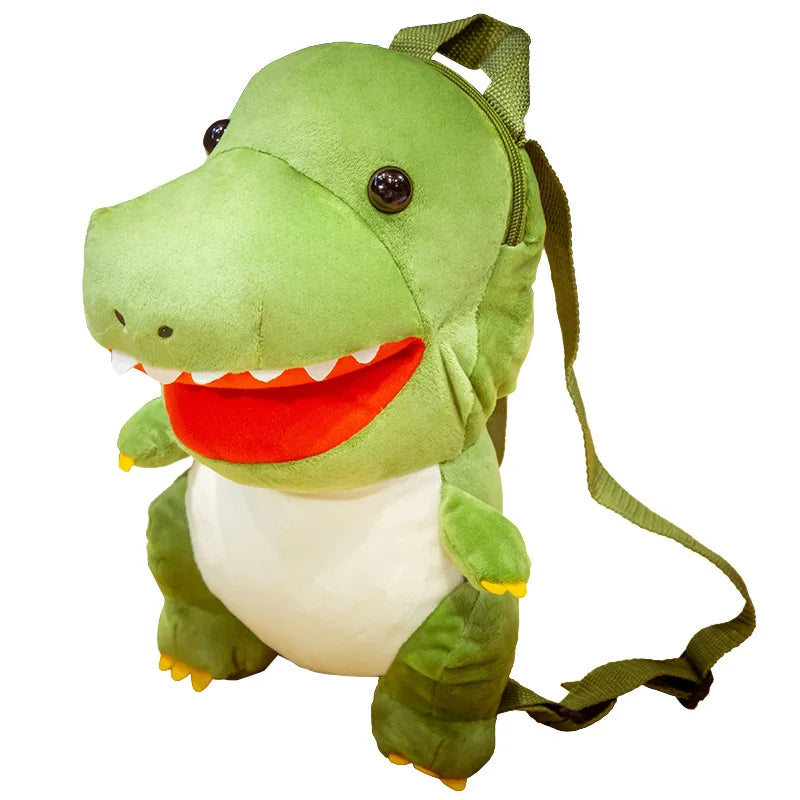 Rex the Tyrannosaurus Triceratops Dino Backpack Plushie