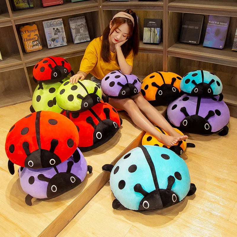 Dotty the Chonky Ladybug Plush Pillow