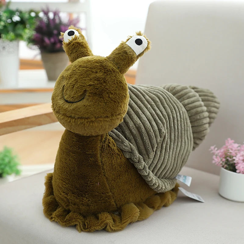Swirly the Chubby Kawaii Snail Conch Snuggle Plushie
