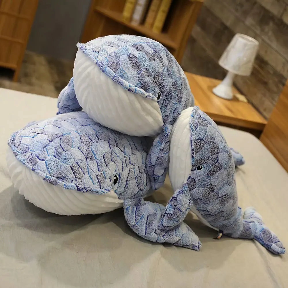 Wavy the Giant Huggable Whale Plush Pillow