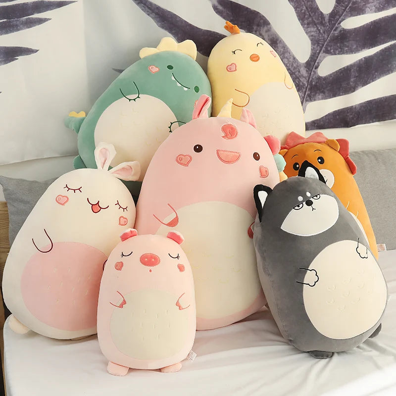 Dreamy Huggable Unicorn Dino Pig Snuggle Plush