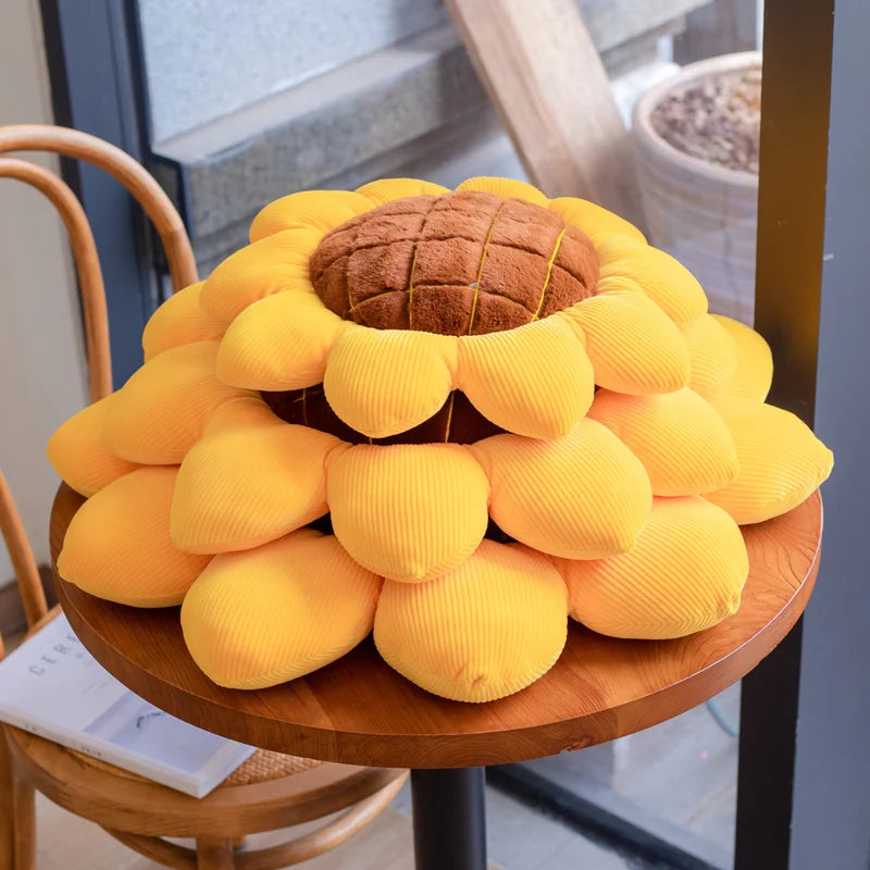 Sunny the Kawaii Stuffed Sunflower Seat Plush Cushion