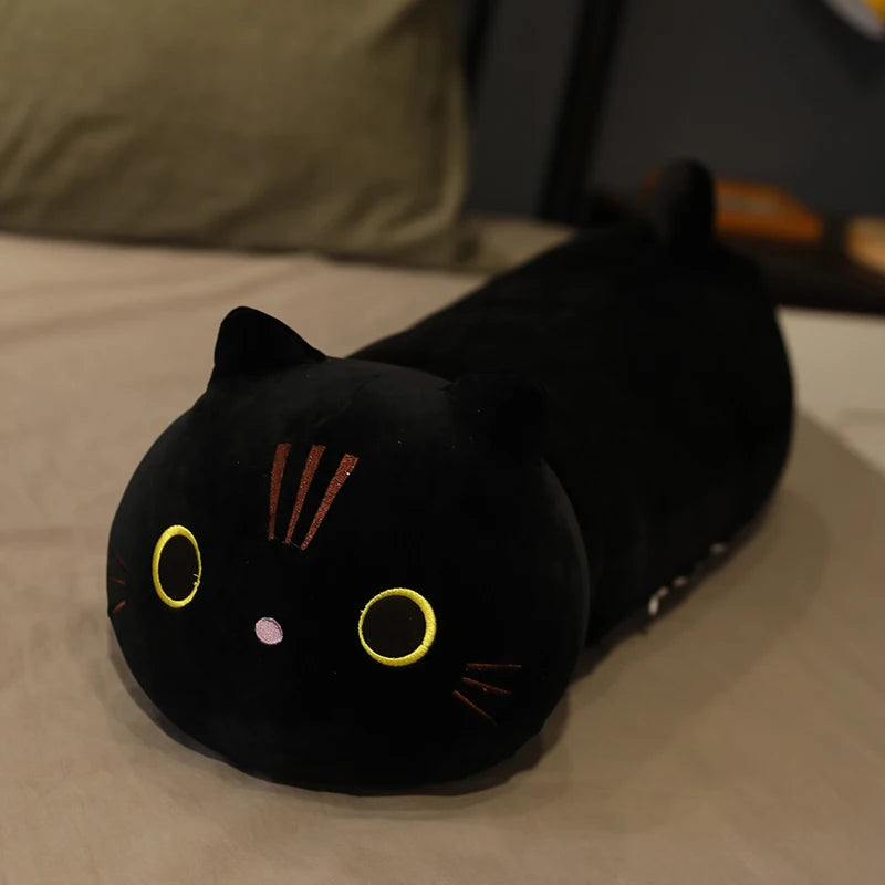 Pebbles the Kawaii Long Cat Sofa Pillow Plush