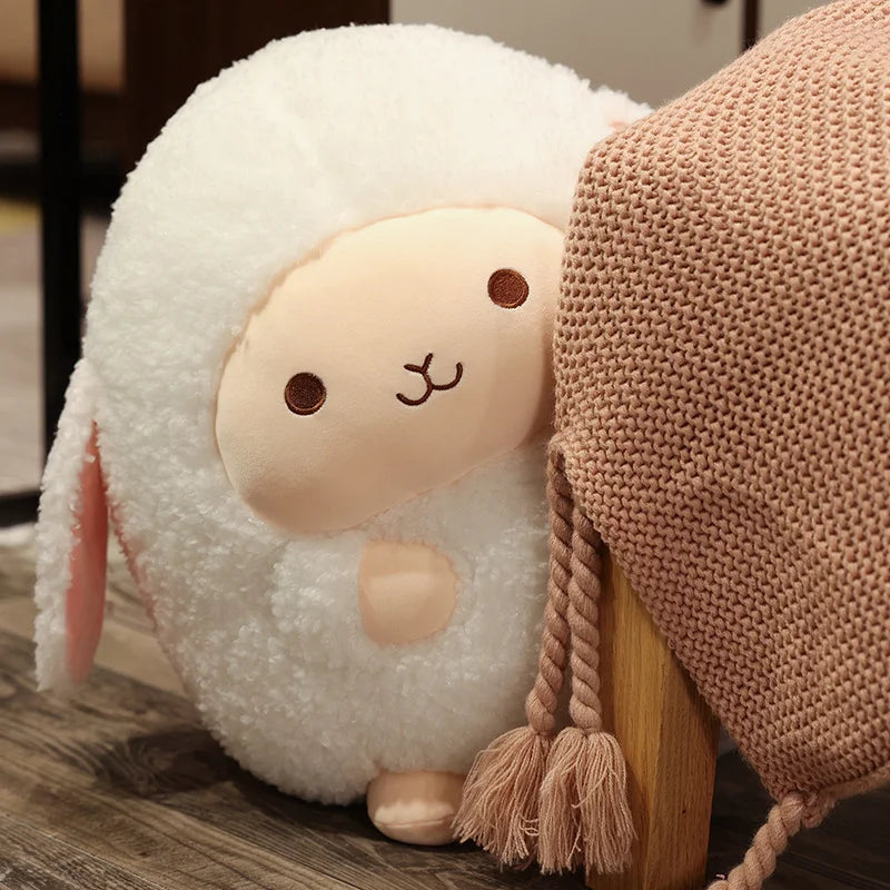 Woolly the Kawaii Round Ball Sheep Plush Pillow