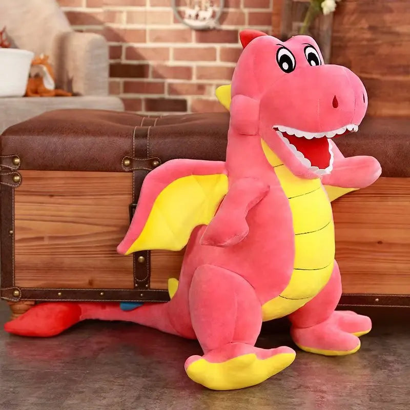 Rex the Tyrannosaurus Dino Cartoon Plush Pillow