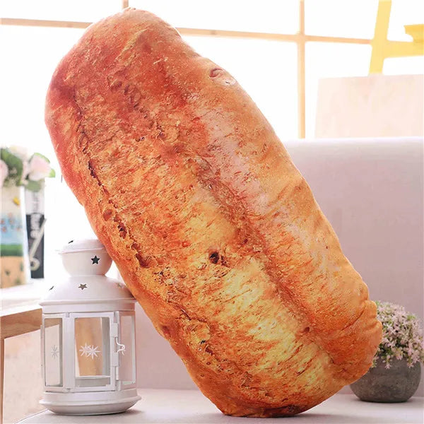 Glazed the Squishy Donut Cream Bread Plush Pillow
