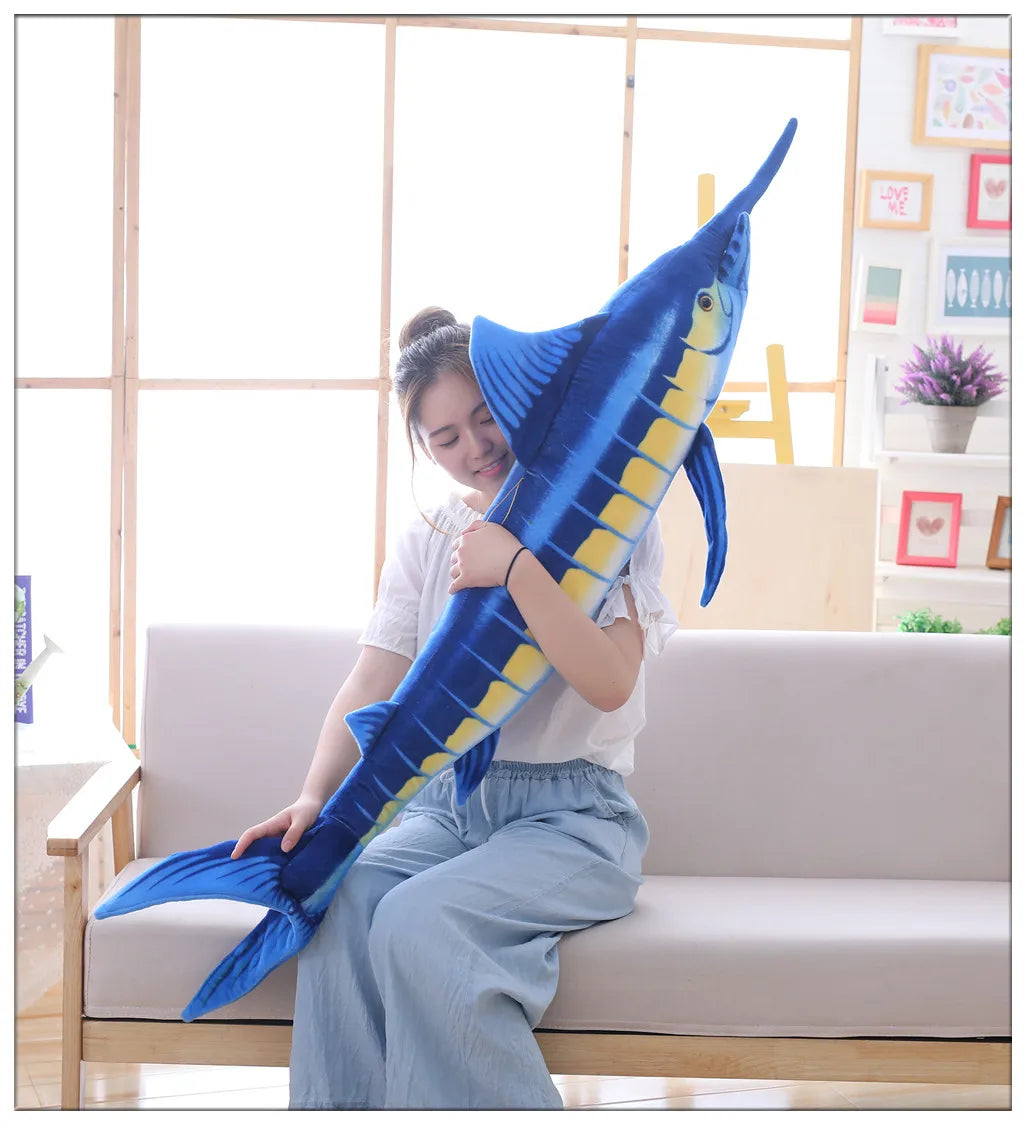 Marlin the Giant Simulation Blue Marlin Fish Plush