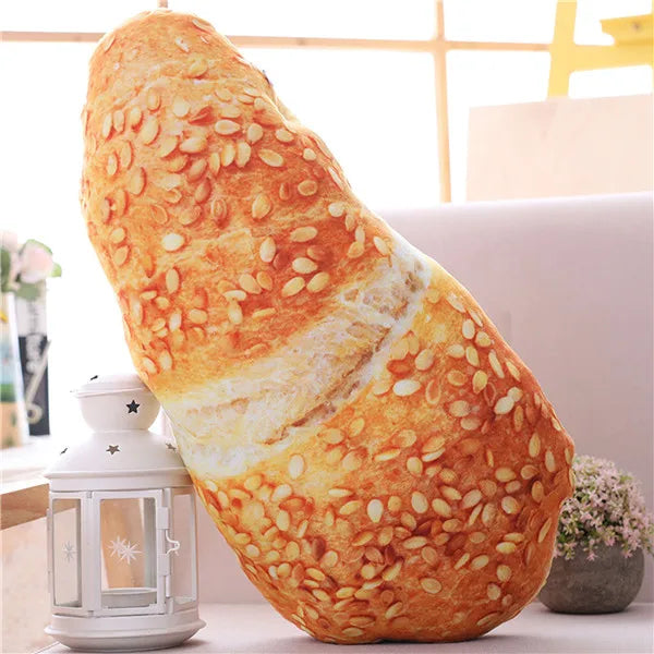 Glazed the Squishy Donut Cream Bread Plush Pillow