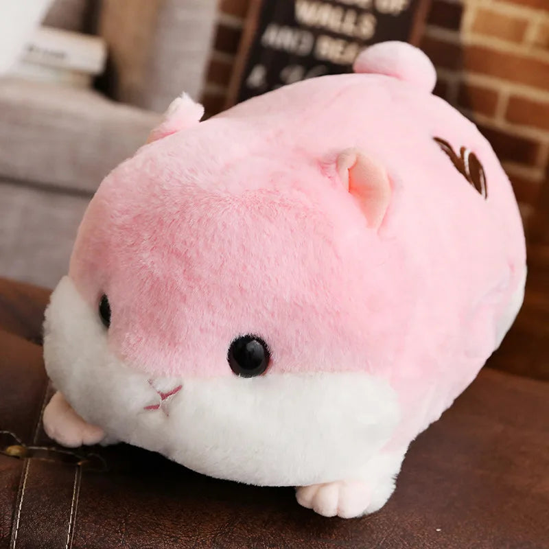 Hammy the Soft Long Bolster Hamster Plush Pillow