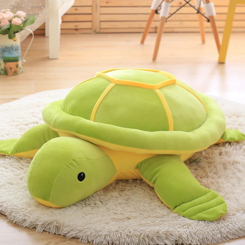 Shelly the Green Sea Turtle Soft Plush Pillow