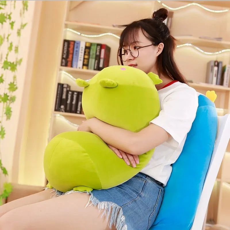 Squidgy Fat Frog Dog Penguin Plush Pillow