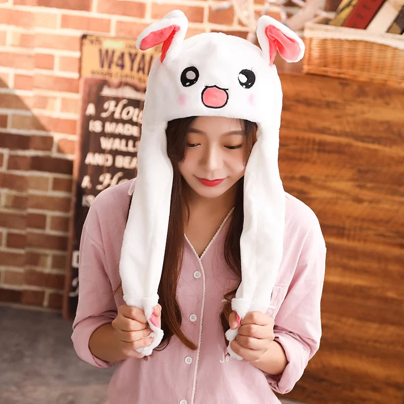 Bun Bun the Wiggly Eared Rabbit Hat Plush